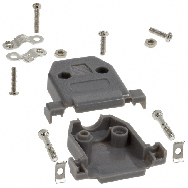 CONN BACKSHELL 15POS 180DEG GRAY CONN BACKSHELL 15POS 180DEG GRAY