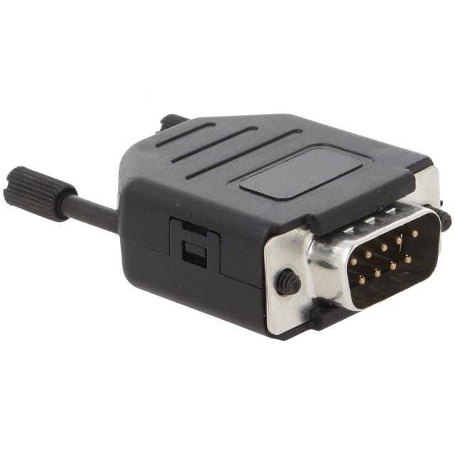 9 WAY D-SUB HOOD PLASTIC SNAP LO