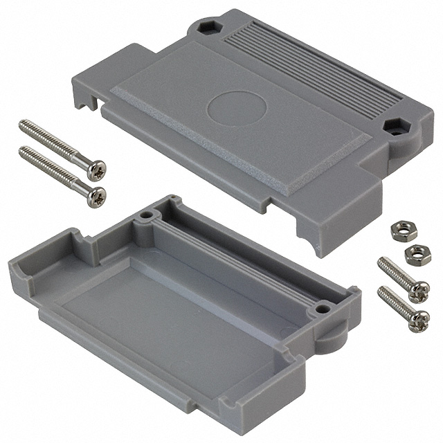 CONN BACKSHELL 37POS 180DEG GRAY CONN BACKSHELL 37POS 180DEG GRAY