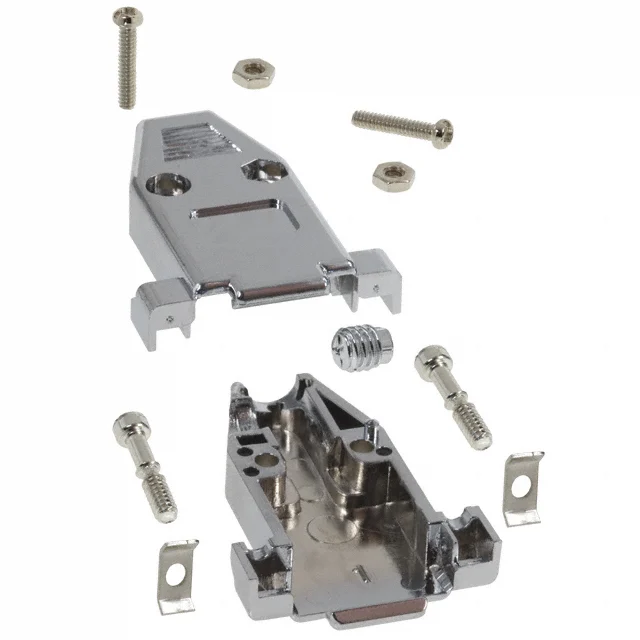 CONN BACKSHELL 9POS 180DEG SHLD