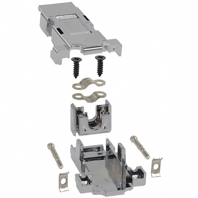 CONN BACKSHELL 9POS 180DEG SHLD