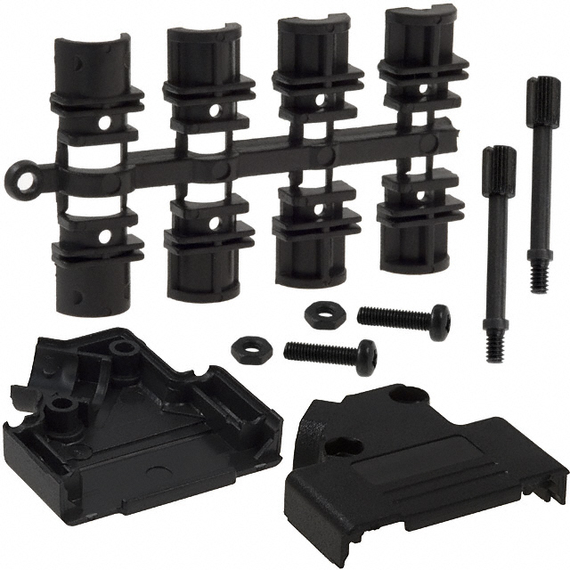 CONN BACKSHELL 15POS 45DEG BLACK CONN BACKSHELL 15POS 45DEG BLACK