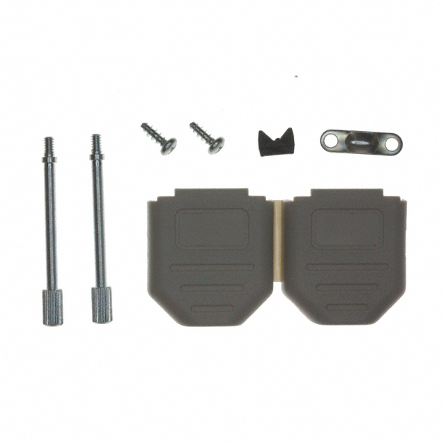 CONN BACKSHELL 9POS 180DEG GRAY