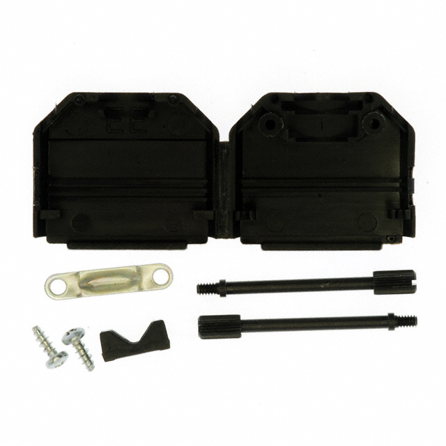 CONN BACKSHELL 15POS 180DEG BLK CONN BACKSHELL 15POS 180DEG BLK