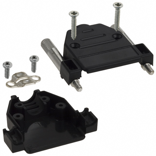 CONN BACKSHELL 15POS 180DEG BLK CONN BACKSHELL 15POS 180DEG BLK