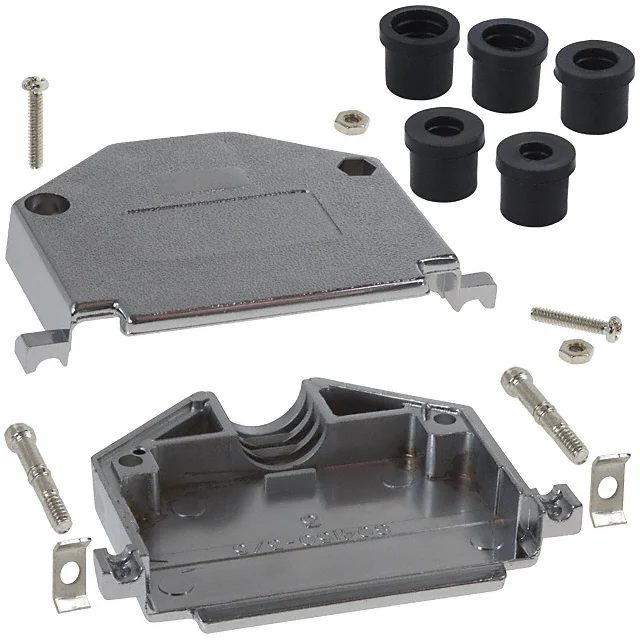 CONN BACKSHELL 50POS 180DEG SHLD