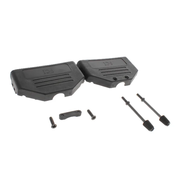 CONN BACKSHELL 50POS 180DEG BLK