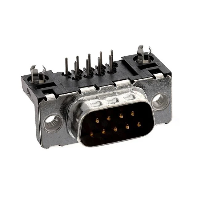 CONN D-SUB PLUG 9POS R/A SOLDER