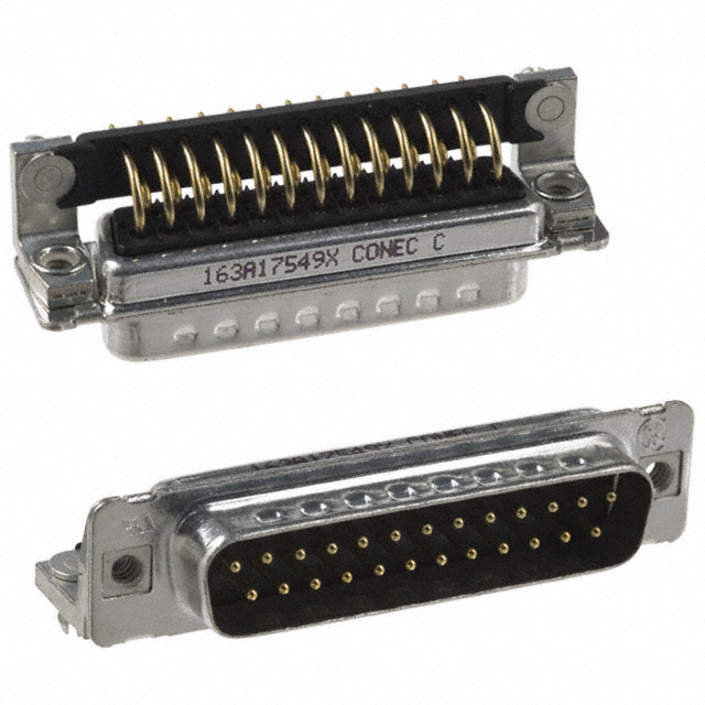 CONN D-SUB PLUG 25POS R/A SOLDER