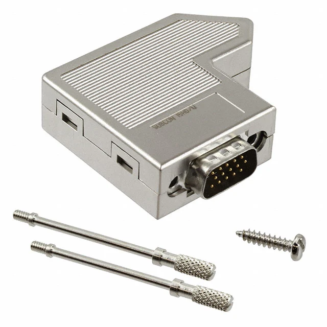 CONN D-SUB HD PLG 15POS TERM BLK