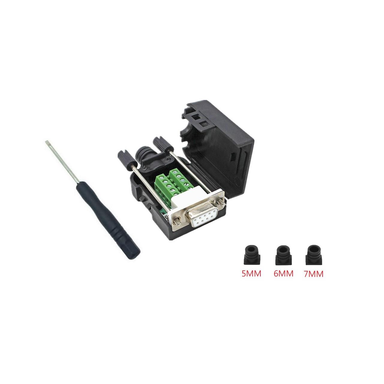 CONN D-SUB RCPT 9POS TERM BLK