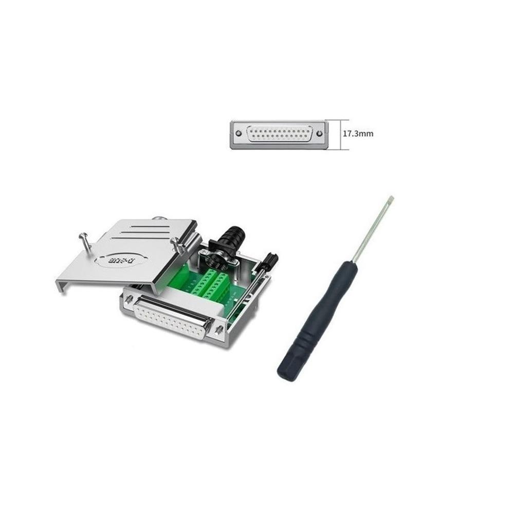 CONN D-SUB RCPT 25POS TERM BLK