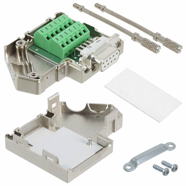 CONN D-SUB RCPT 9POS TERM BLK CONN D-SUB RCPT 9POS TERM BLK