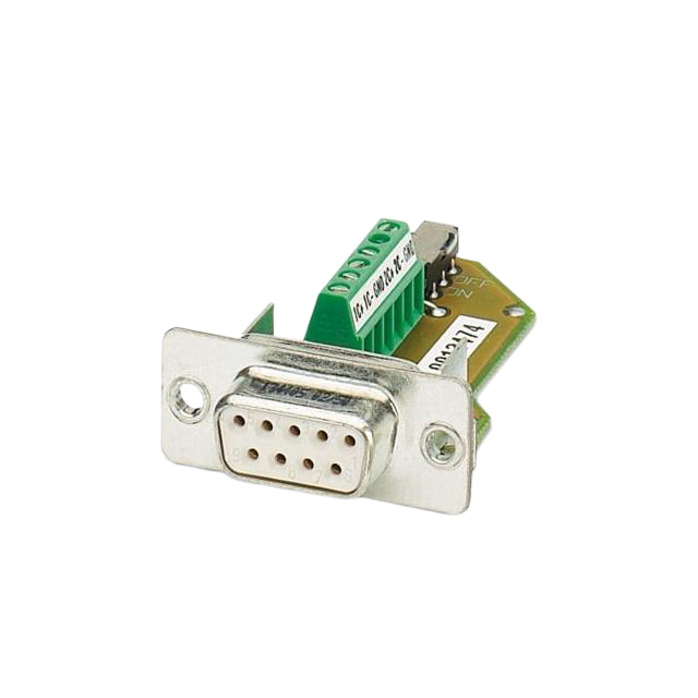 CONN D-SUB RCPT 9POS TERM BLK CONN D-SUB RCPT 9POS TERM BLK