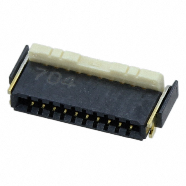 CONN FFC FPC 10POS 0.5MM R/A CONN FFC FPC 10POS 0.5MM R/A