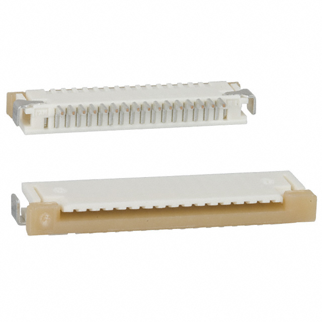 CONN FFC FPC TOP 16POS 1MM R/A