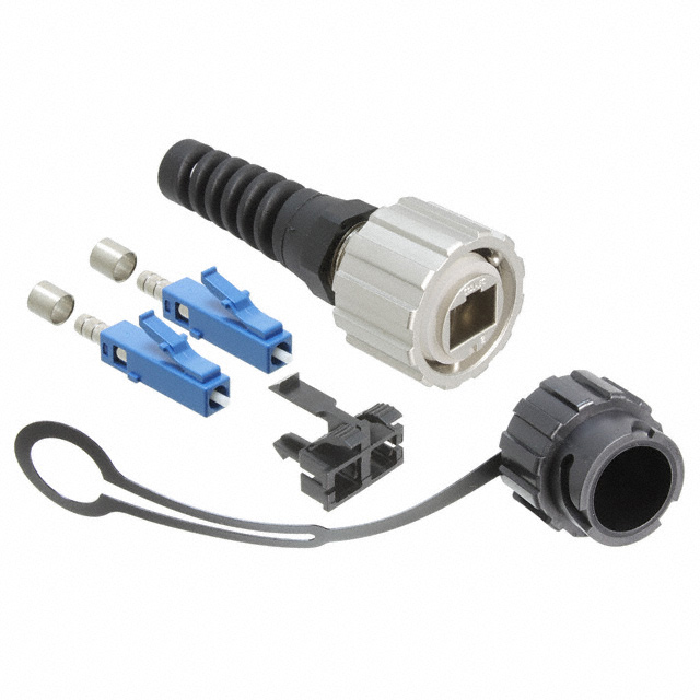 CONN FIBER LC PLUG DUPLX