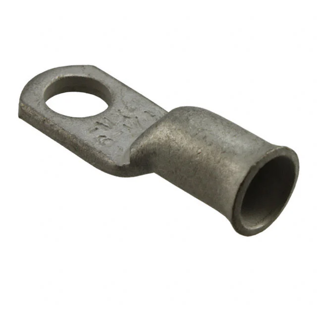 CONN RING FLAT 6AWG #1/4 CRIMP