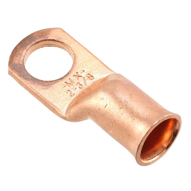 CONN RING FLAT 2AWG #3/8 CRIMP