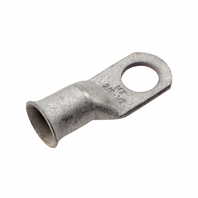 CONN RING FLAT 2/0AWG #1/2 CRIMP