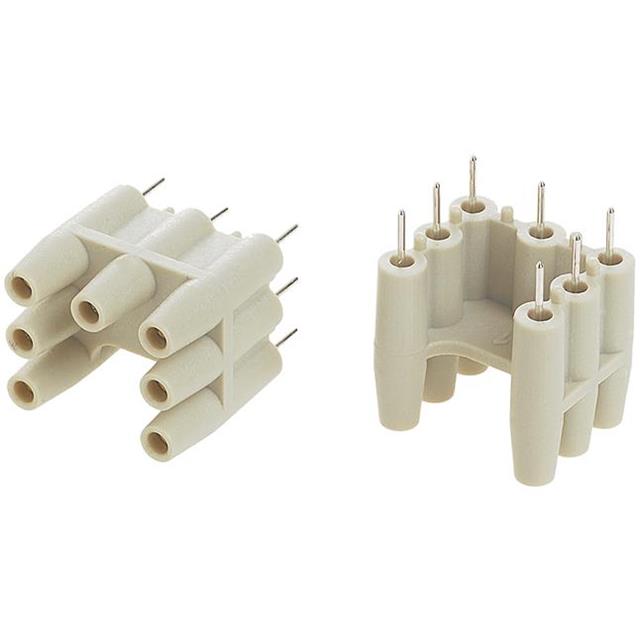 PC BOARD ADAPTER HAN Q7/0; 2 4MM PC BOARD ADAPTER HAN Q7/0; 2 4MM