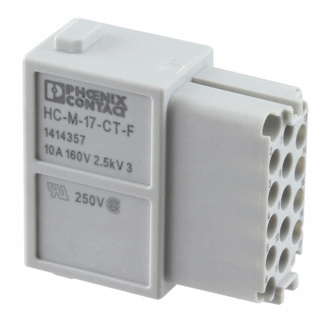 MODULE FEMALE 17POS CRIMP MODULE FEMALE 17POS CRIMP