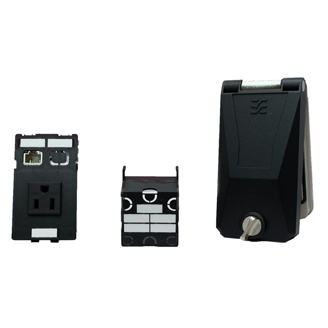 SINGLE FRAME, KNOB LOCK, RJ45, U