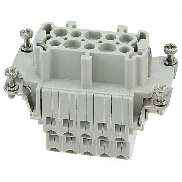 INSERT FEMALE 10POS+1GND PUSH IN