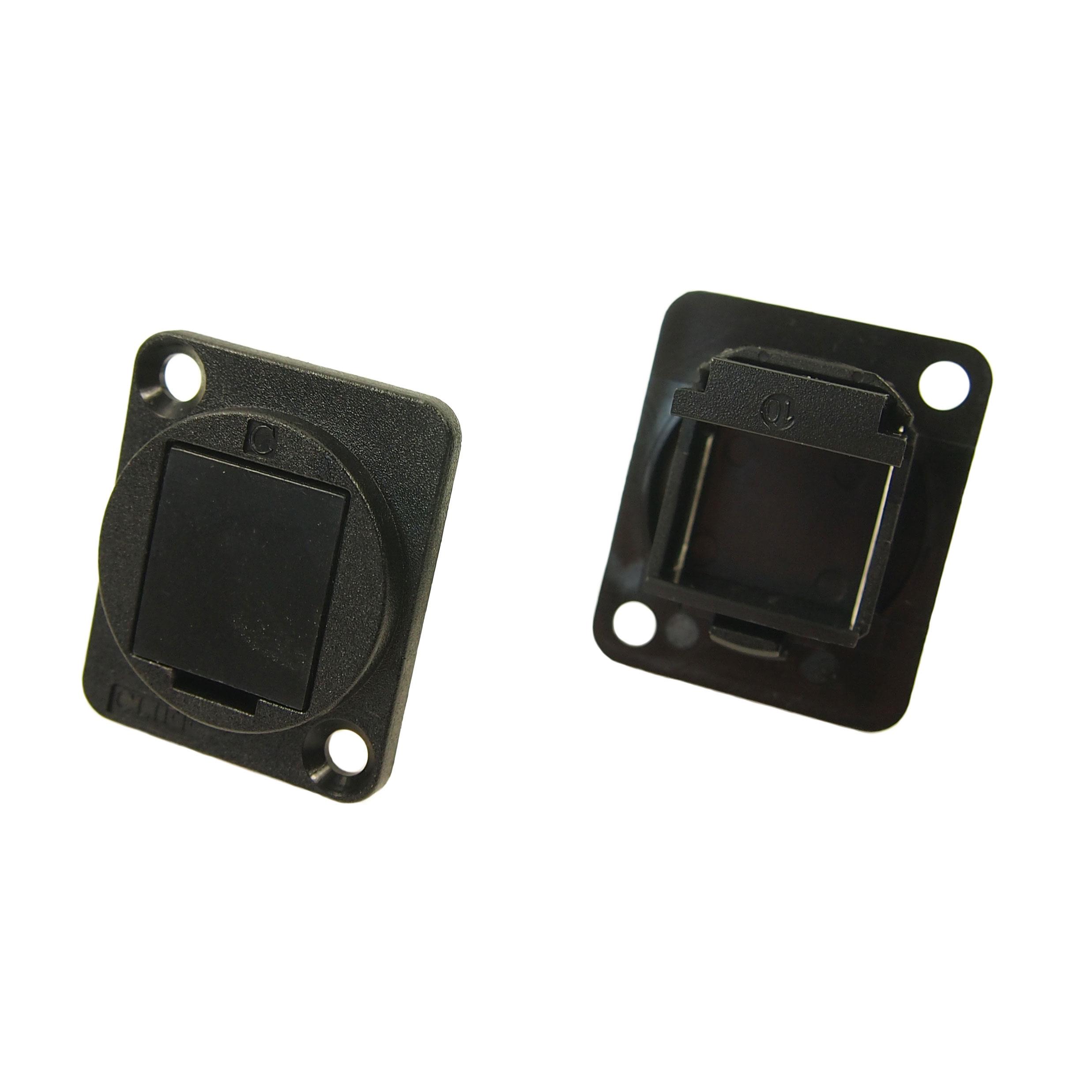 BLANKING PLATE BLACK PLASTIC FRA