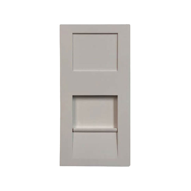 1-PORT UK-STYLE INSERT, UNLOADED