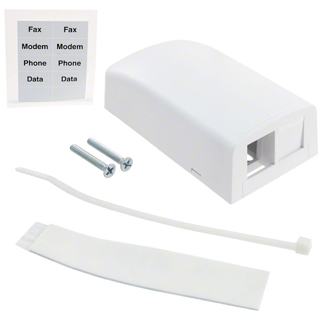 MOD BOX SMD 2PORT WHITE