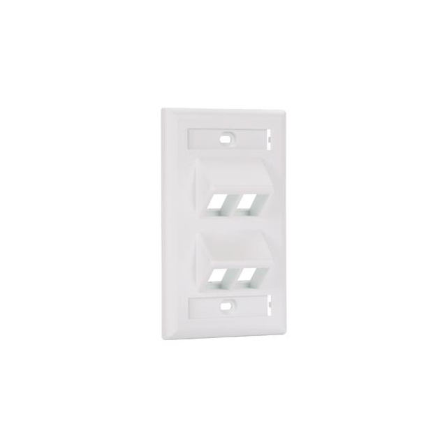 FACEPLATE 4PORT VERTICAL