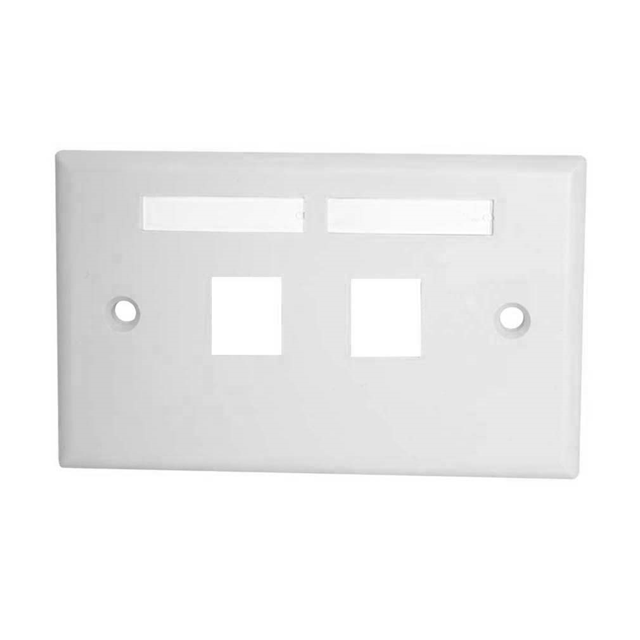 KEYSTONE WALL PLATE W/ ICON SLOT