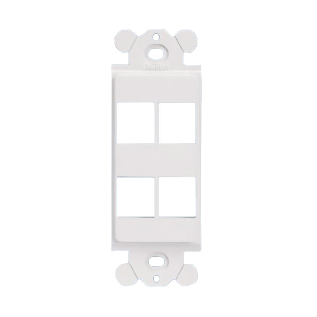 FACEPLATE 4PORT IVORY FACEPLATE 4PORT IVORY