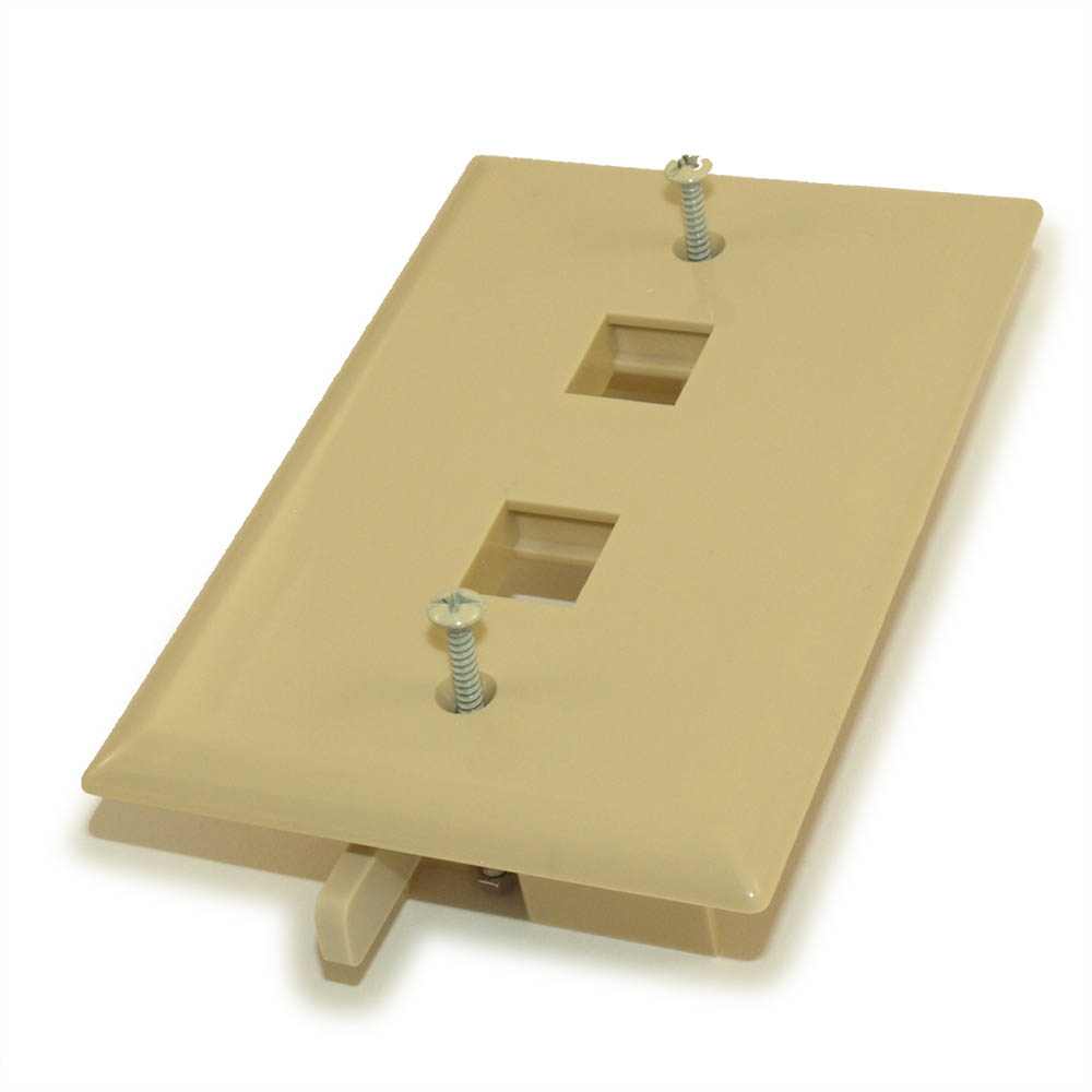 Wallplate: Keystone 2H Latch Ivy Wallplate: Keystone 2H Latch Ivy