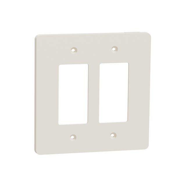 2 GANG MID+ WALL PLATE LA 2 GANG MID+ WALL PLATE LA