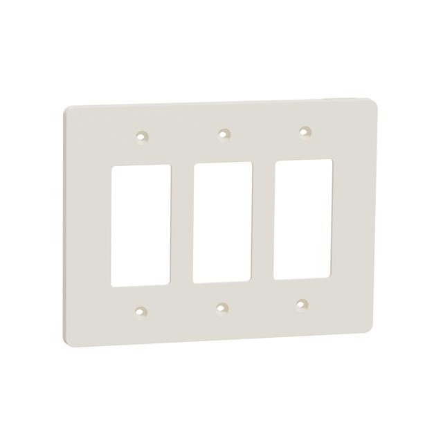 3 GANG MID+ WALL PLATE LA 3 GANG MID+ WALL PLATE LA