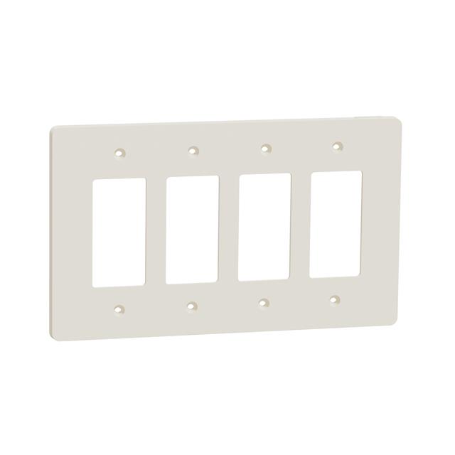 4 GANG MID+ WALL PLATE LA 4 GANG MID+ WALL PLATE LA