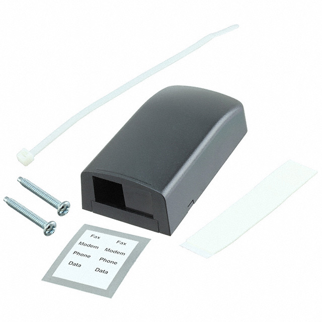 MOD BOX SMD 2PORT BLACK