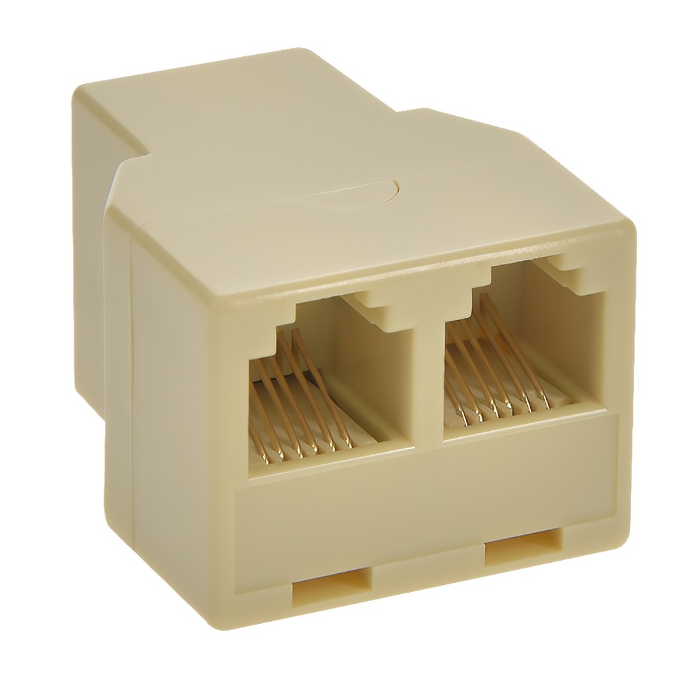 RJ12 1Jack/2Jack T adapter, Stra