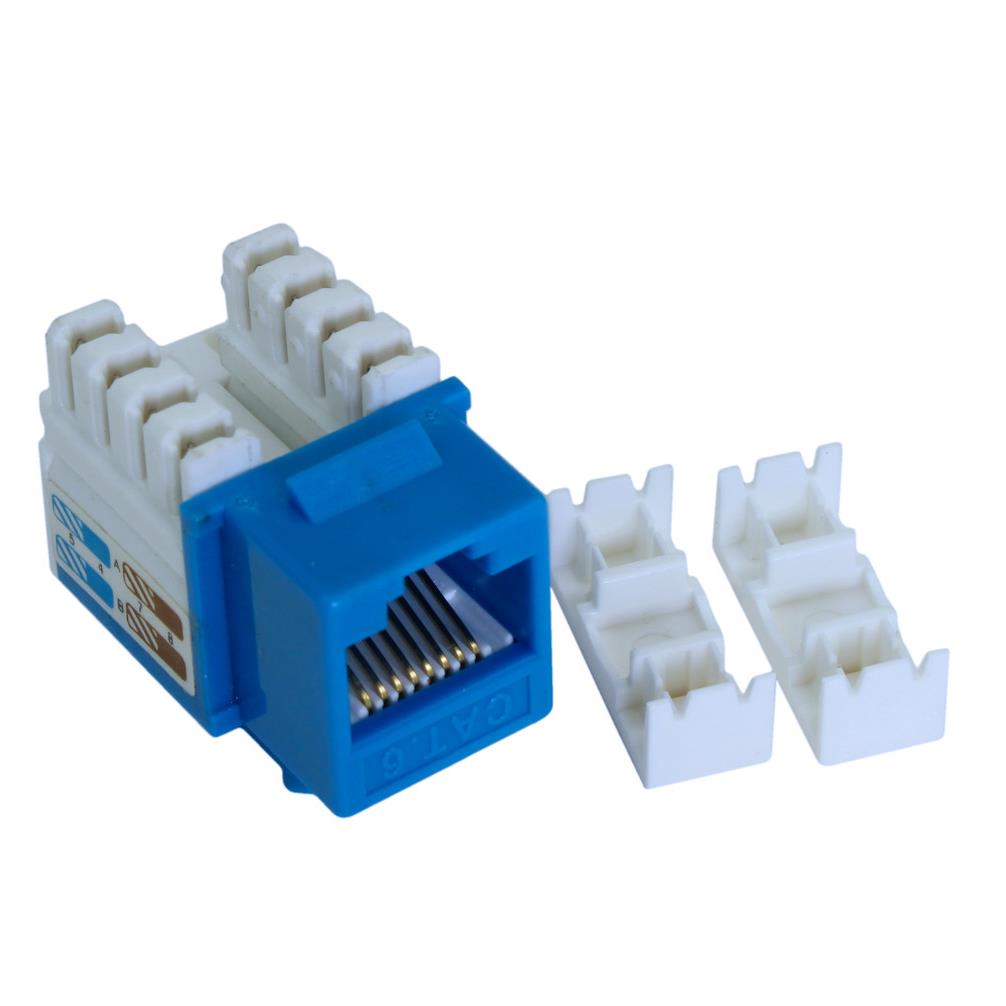 Keystone Insert CAT6 RJ45 Blue Keystone Insert CAT6 RJ45 Blue