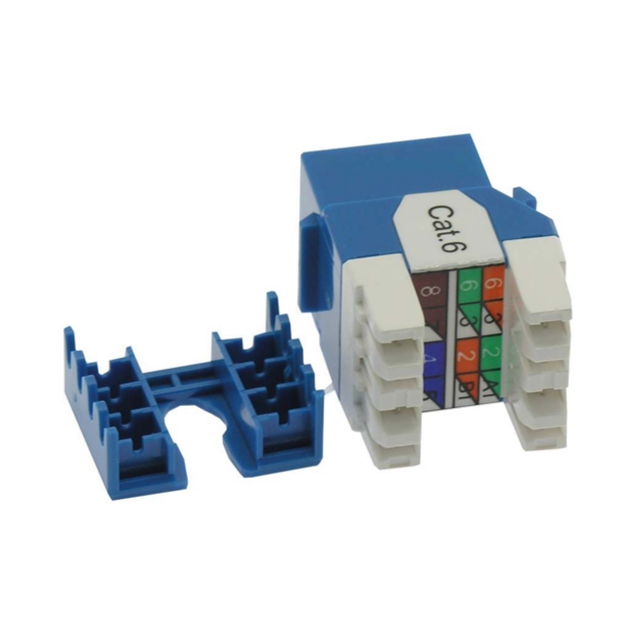 CAT6 KEYSTONE JACK, SNAP-IN, 180 CAT6 KEYSTONE JACK, SNAP-IN, 180