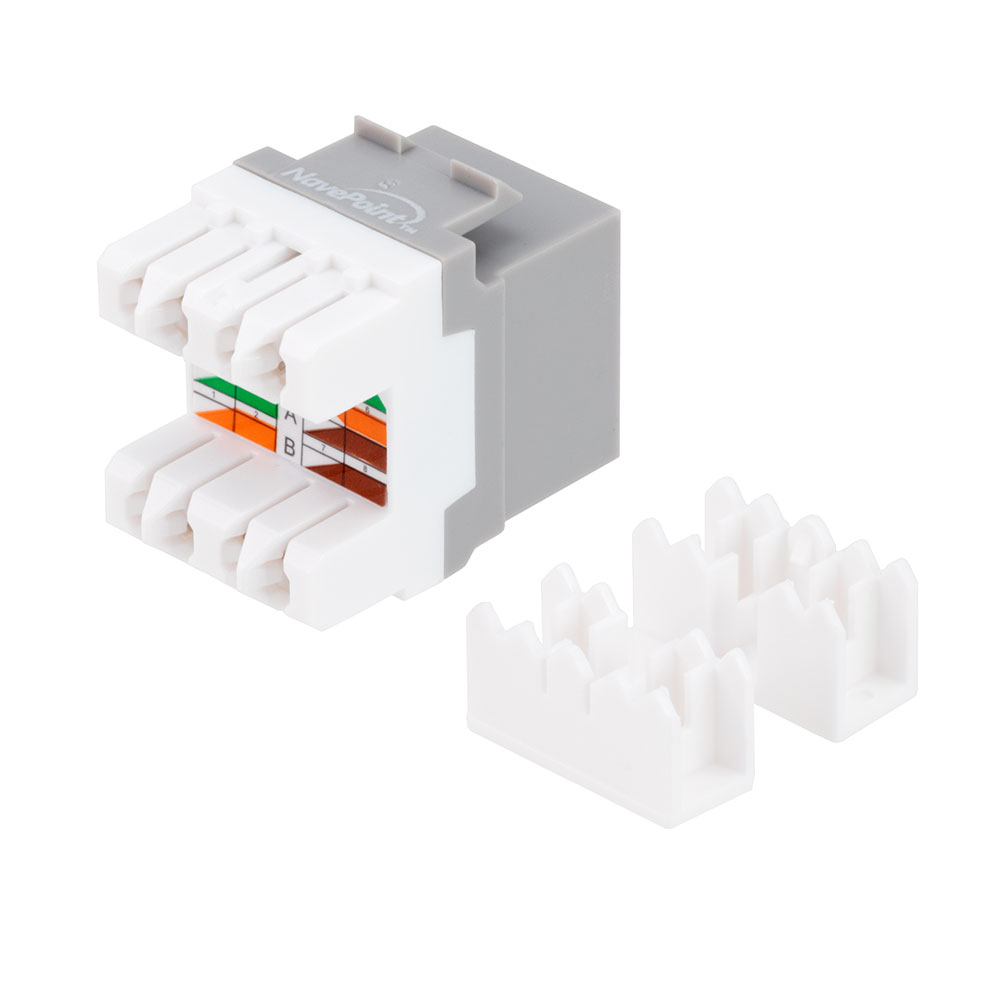 CAT5E Keystone Jack, Snap-In, 18 CAT5E Keystone Jack, Snap-In, 18