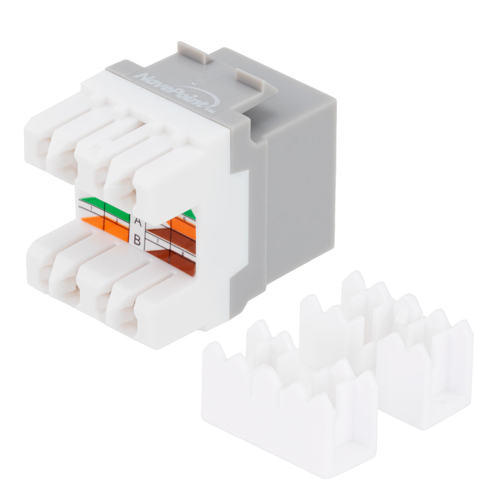 CAT6 Keystone Jack, Snap-In, 180 CAT6 Keystone Jack, Snap-In, 180
