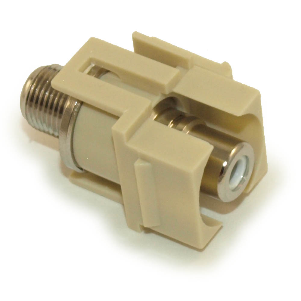 Keystone Insert RCA/F-Type Coax Keystone Insert RCA/F-Type Coax