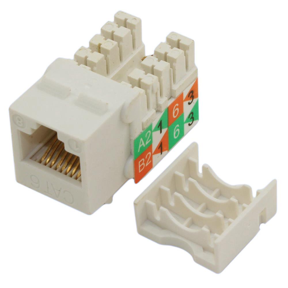 Keystone Insert SLIM CAT6 White