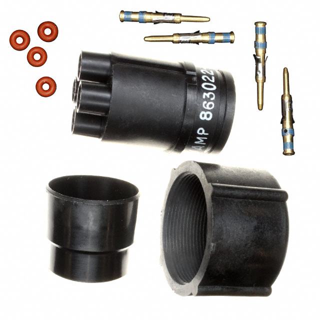 CONN LGH PLUG 4POS CIRC STR