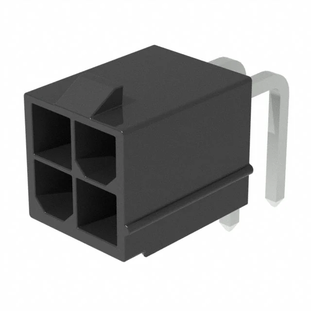 CONN HEADER R/A 4POS 4.2MM