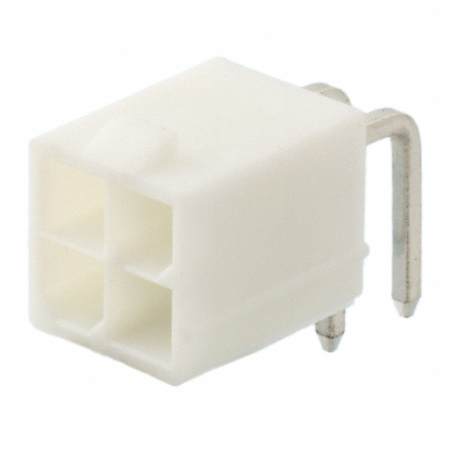 CONN HEADER R/A 4POS 4.2MM