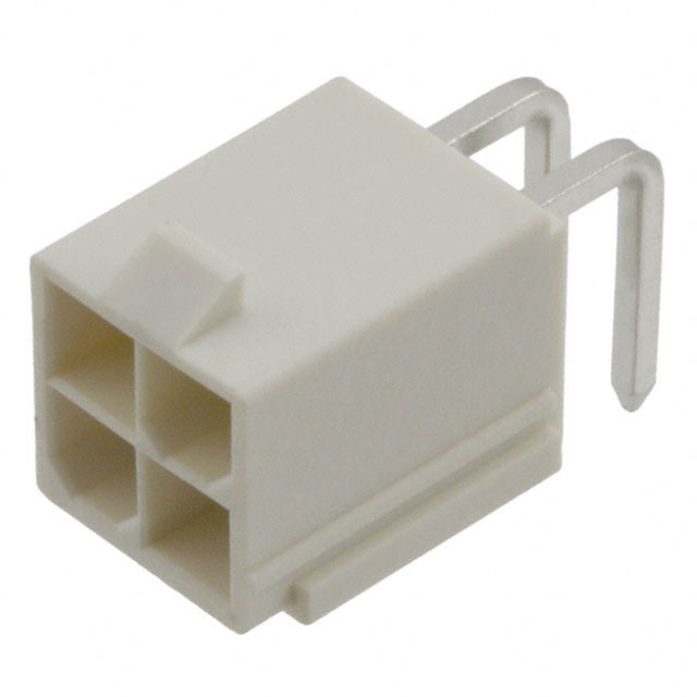 CONN HEADER R/A 4POS 4.2MM